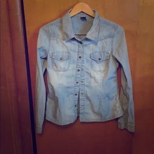 Snap front Denim shirt